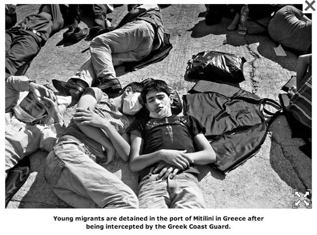 μετανάστες HRW