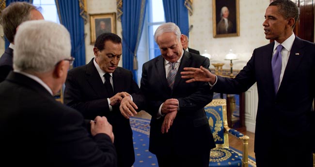 Netanyahu Mubarak