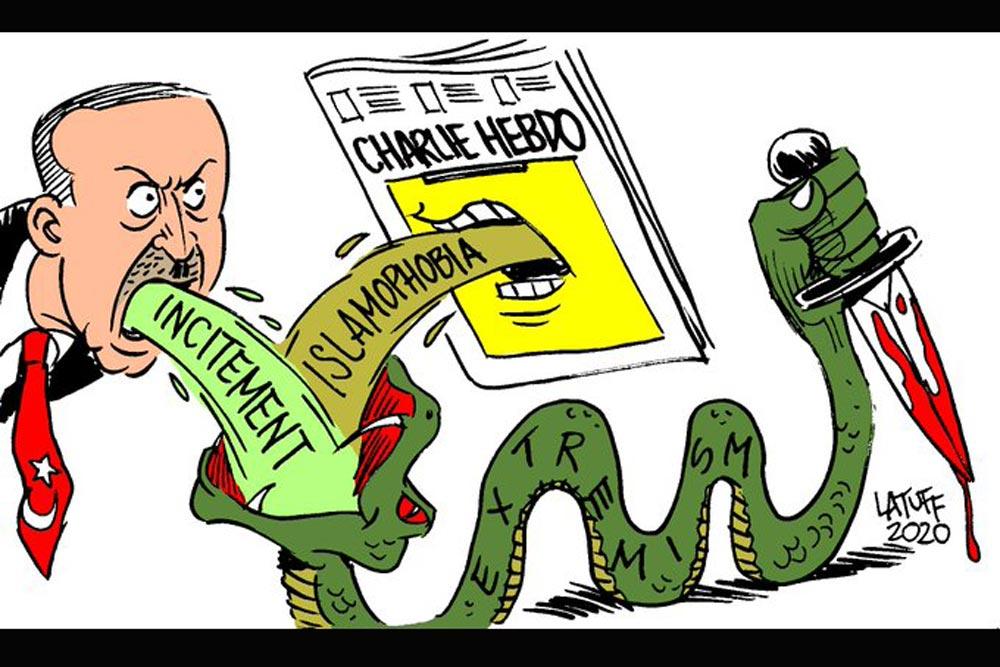 Latuff Ερντογάν Charlie Hebdo