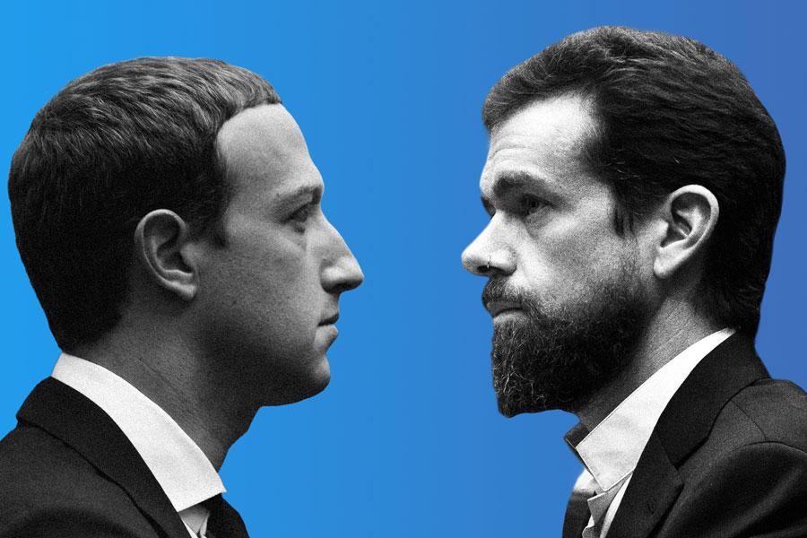λογοκρισία λογοκριτές Facebook Twitter Ζούκερμπεργκ Ντόρσι