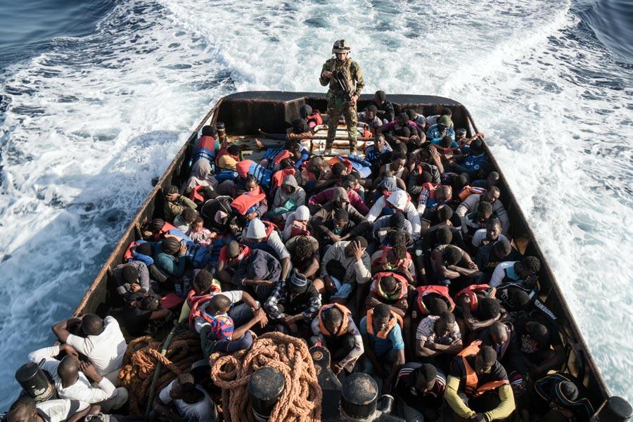 λιβύης ακοτοφυλακή μετανάστες Μεσόγειος