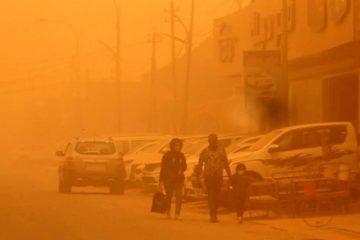 αμμοθύελλες Ιράκ κλιματική καταστροφή πετρέλαιο