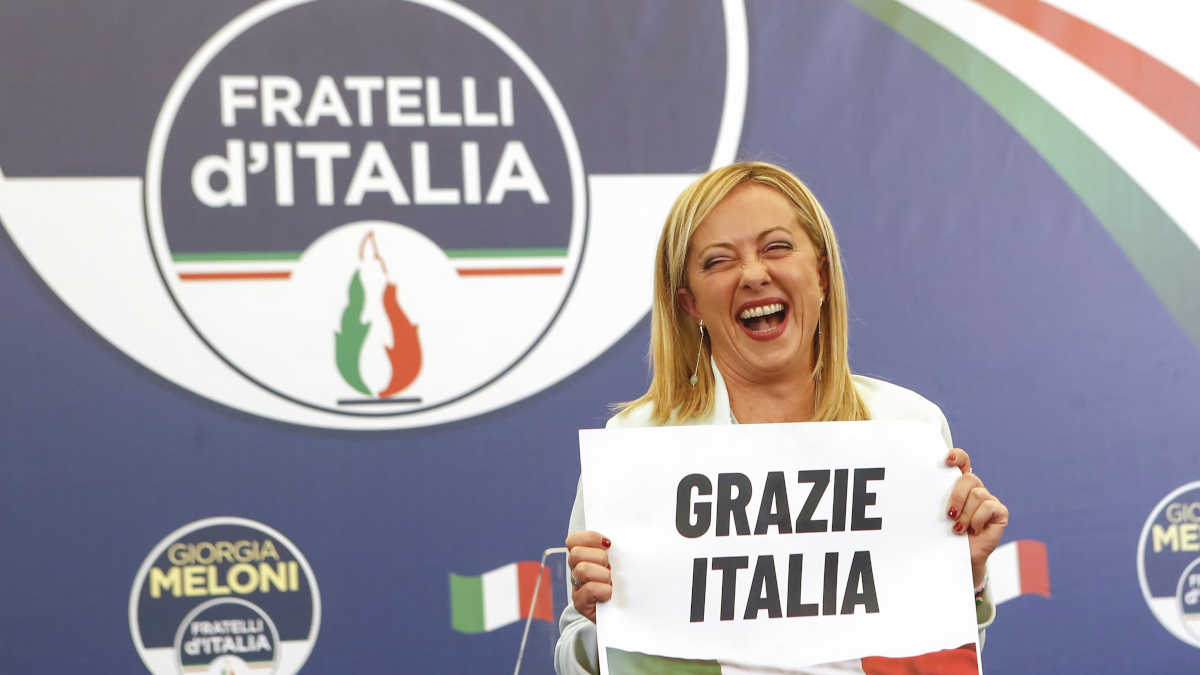 Μελόνι Ιταλία εκλογές Ευρωπαϊκή Ένωση ΗΠΑ ακροδεξιά φασισμός