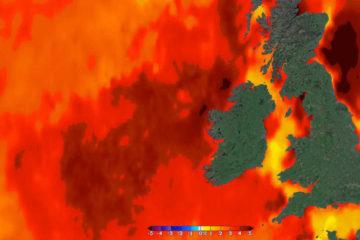 καύσωνας ωκεανός επιφάνεια θερμοκρασία θάλασσα βόρειος ατλαντικός μεγάλη βρετανία κλιματική κρίση
